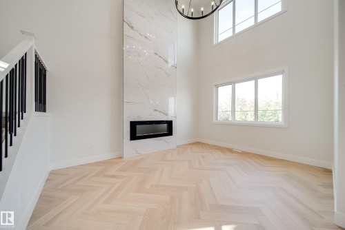 49 Norwyk Way, Spruce Grove, AB - Indoor Photo Showing Other Room With Fireplace