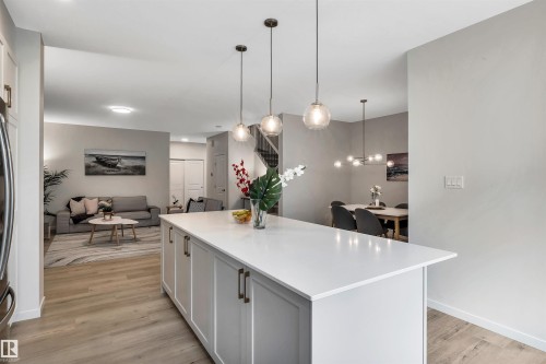4930 Kinney Road Sw, Edmonton, AB - Indoor Photo Showing Kitchen With Upgraded Kitchen