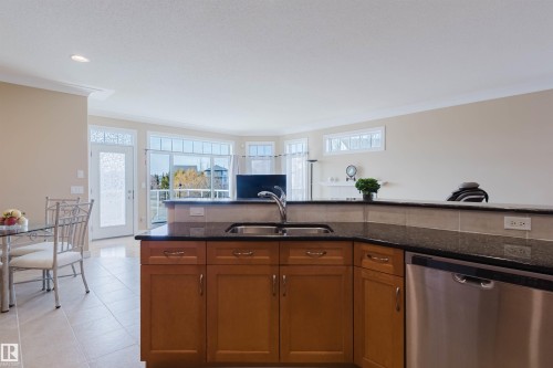 6604 Sandin Cove Nw, Edmonton, AB - Indoor Photo Showing Kitchen With Double Sink