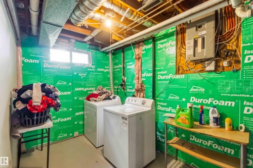 4210 49 Street, Gibbons, AB - Indoor Photo Showing Laundry Room