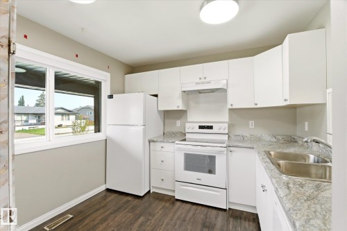 #2 13833 30 St Nw, Edmonton, AB - Indoor Photo Showing Kitchen With Double Sink