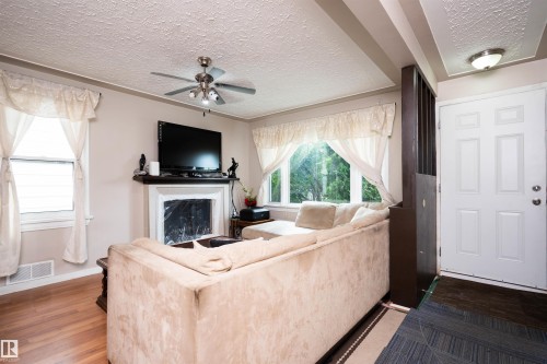 12919 66 Street Nw, Edmonton, AB - Indoor Photo Showing Other Room With Fireplace