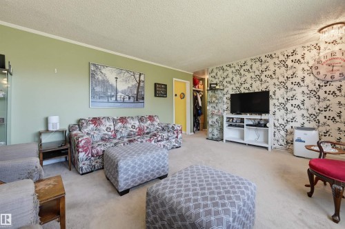 16112 108 Avenue Nw, Edmonton, AB - Indoor Photo Showing Living Room