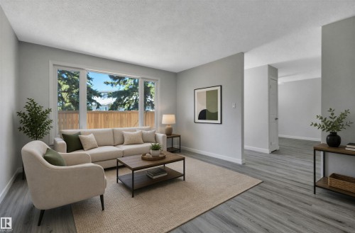 Virtually Staged - 123 Telford Court, Leduc, AB - Indoor Photo Showing Living Room