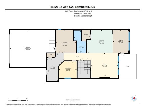 Floor plan - 16327 17 Avenue Sw, Edmonton, AB 