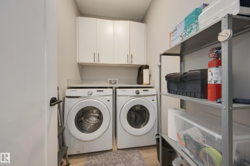 #312 7471 May Cm Nw, Edmonton, AB - Indoor Photo Showing Laundry Room