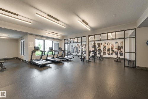 #312 7471 May Cm Nw, Edmonton, AB - Indoor Photo Showing Gym Room