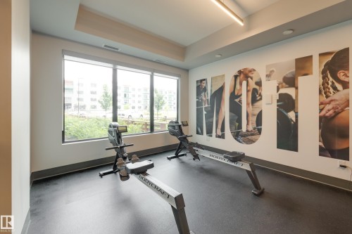 #312 7471 May Cm Nw, Edmonton, AB - Indoor Photo Showing Gym Room