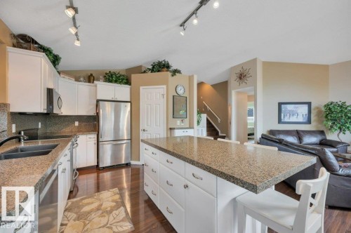 6909 159A Avenue Nw, Edmonton, AB - Indoor Photo Showing Kitchen With Double Sink