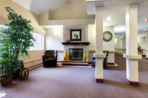 #112 6703 172 St Nw, Edmonton, AB - Indoor With Fireplace