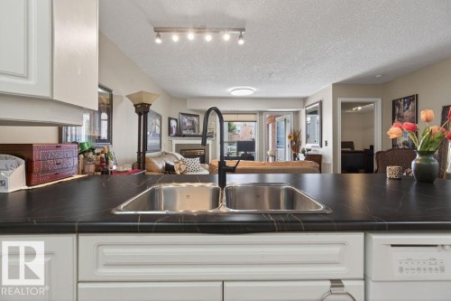 #112 6703 172 St Nw, Edmonton, AB - Indoor Photo Showing Kitchen With Double Sink
