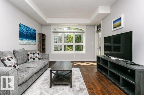 #209 10811 72 Av Nw, Edmonton, AB - Indoor Photo Showing Living Room