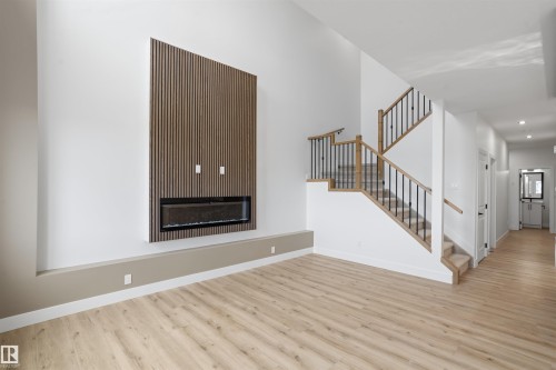 1798 Crossbill Loop Nw, Edmonton, AB - Indoor With Fireplace