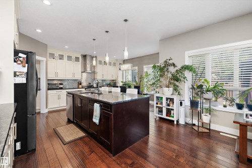 967 175 Street Sw, Edmonton, AB - Indoor Photo Showing Kitchen With Upgraded Kitchen