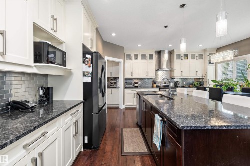 967 175 Street Sw, Edmonton, AB - Indoor Photo Showing Kitchen With Upgraded Kitchen