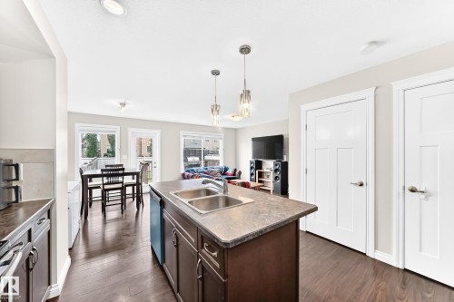258 Sturtz Bend, Leduc, AB - Indoor Photo Showing Kitchen With Double Sink