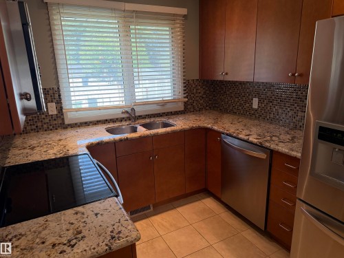 12124 51 Street Nw, Edmonton, AB - Indoor Photo Showing Kitchen With Double Sink