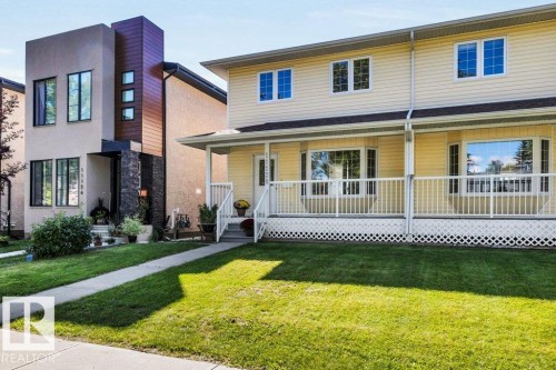 11128 132 Street Nw, Edmonton, AB - Outdoor With Deck Patio Veranda With Facade