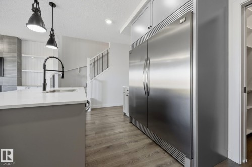 3234 Chernowski Way Sw, Edmonton, AB - Indoor Photo Showing Kitchen With Upgraded Kitchen
