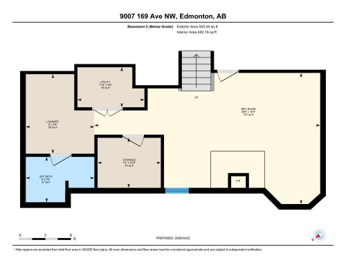 Floor plan - 9007 169 Avenue Nw, Edmonton, AB - Other