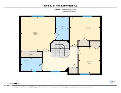 Upper Level Floor plan - 3764 30 Street Nw, Edmonton, AB - Other