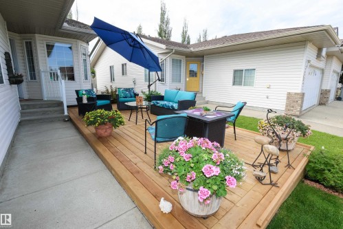 9826 100A Avenue, Morinville, AB - Outdoor With Deck Patio Veranda With Exterior