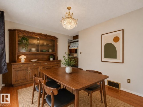 Virtually Staged - 11056 166 Avenue Nw, Edmonton, AB - Indoor Photo Showing Dining Room