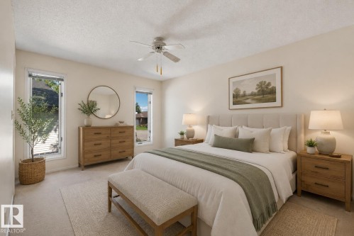 **VIRTUALLY STAGED** - 4 Blue Quill Crescent Nw, Edmonton, AB - Indoor Photo Showing Bedroom