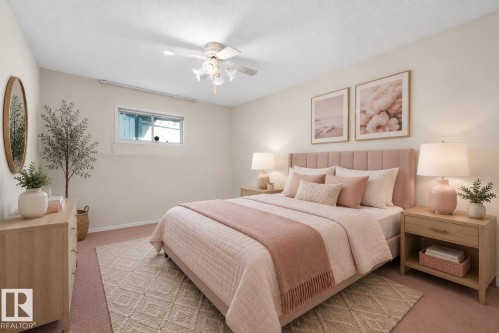 **VIRTUALLY STAGED** - 4 Blue Quill Crescent Nw, Edmonton, AB - Indoor Photo Showing Bedroom