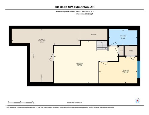 Floor plan - 731 36 Street Sw, Edmonton, AB - Other