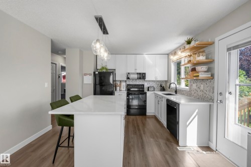 2103 49A Street Nw, Edmonton, AB - Indoor Photo Showing Kitchen