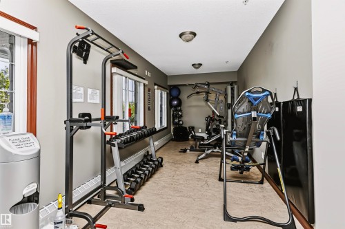 #341 263 Macewan Rd Sw, Edmonton, AB - Indoor Photo Showing Gym Room
