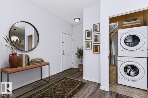 virtually staged - #341 263 Macewan Rd Sw, Edmonton, AB - Indoor Photo Showing Laundry Room
