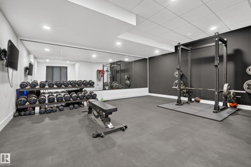 52 Harvest Crescent, Ardrossan, AB - Indoor Photo Showing Gym Room