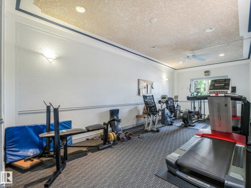 #114 10511 42 Av Nw, Edmonton, AB - Indoor Photo Showing Gym Room