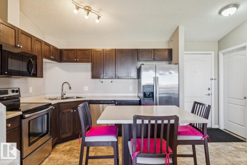 #7419 7327 South Terwillegar Dr Nw, Edmonton, AB - Indoor Photo Showing Kitchen With Stainless Steel Kitchen With Double Sink