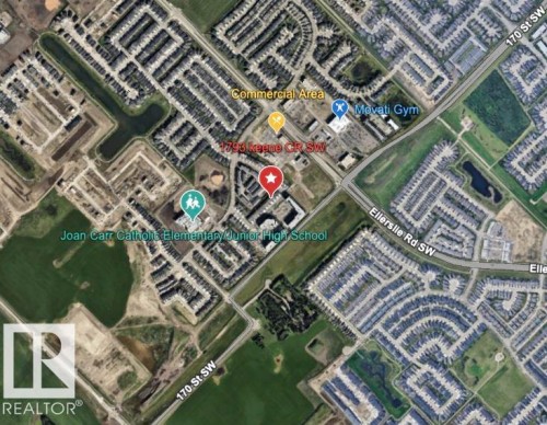 Aerial Map. Indicating the property's location and surrounding establishments - 1793 Keene Crescent Sw, Edmonton, AB - Other