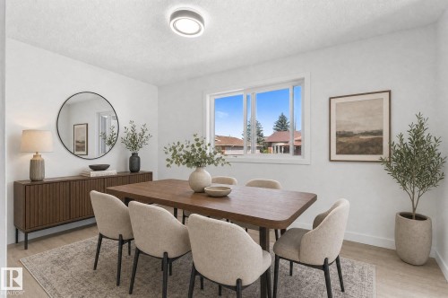 10612 10 Avenue Nw, Edmonton, AB - Indoor Photo Showing Dining Room