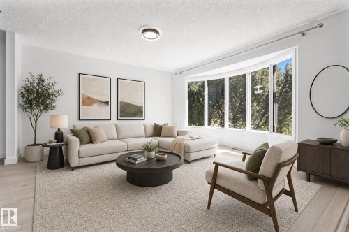 10612 10 Avenue Nw, Edmonton, AB - Indoor Photo Showing Living Room