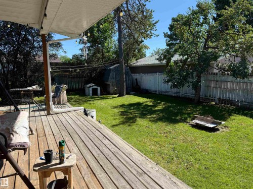 153 Maple Crescent, Wetaskiwin, AB - Outdoor With Deck Patio Veranda