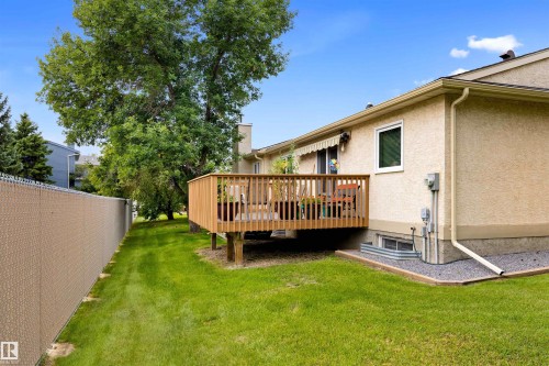#1 10 Grange Dr, St. Albert, AB - Outdoor With Deck Patio Veranda With Exterior
