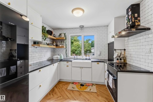 11840 St Albert Trail Nw, Edmonton, AB - Indoor Photo Showing Kitchen With Upgraded Kitchen