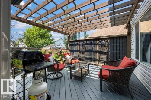 22 Bonin, Beaumont, AB - Outdoor With Deck Patio Veranda With Exterior
