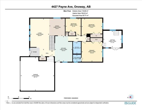 Floor plan - 4427 Payne Avenue, Onoway, AB - Other