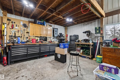 21419 Twp 542, Rural Strathcona County, AB - Indoor Photo Showing Basement
