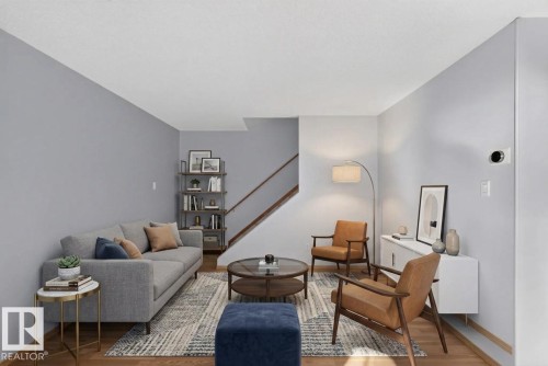 Hardwood flooring with a light finish - 23 Willowdale Place Nw, Edmonton, AB 