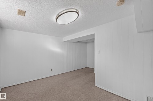 Recessed ceiling with integrated lighting - 23 Willowdale Place Nw, Edmonton, AB 