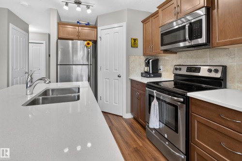3520 9 Street Nw, Edmonton, AB - Indoor Photo Showing Kitchen With Double Sink