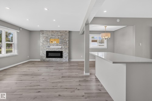 7108 90 Avenue Nw, Edmonton, AB - Indoor With Fireplace