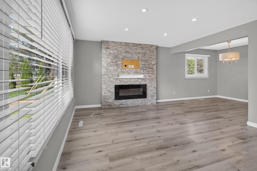 7108 90 Avenue Nw, Edmonton, AB - Indoor With Fireplace